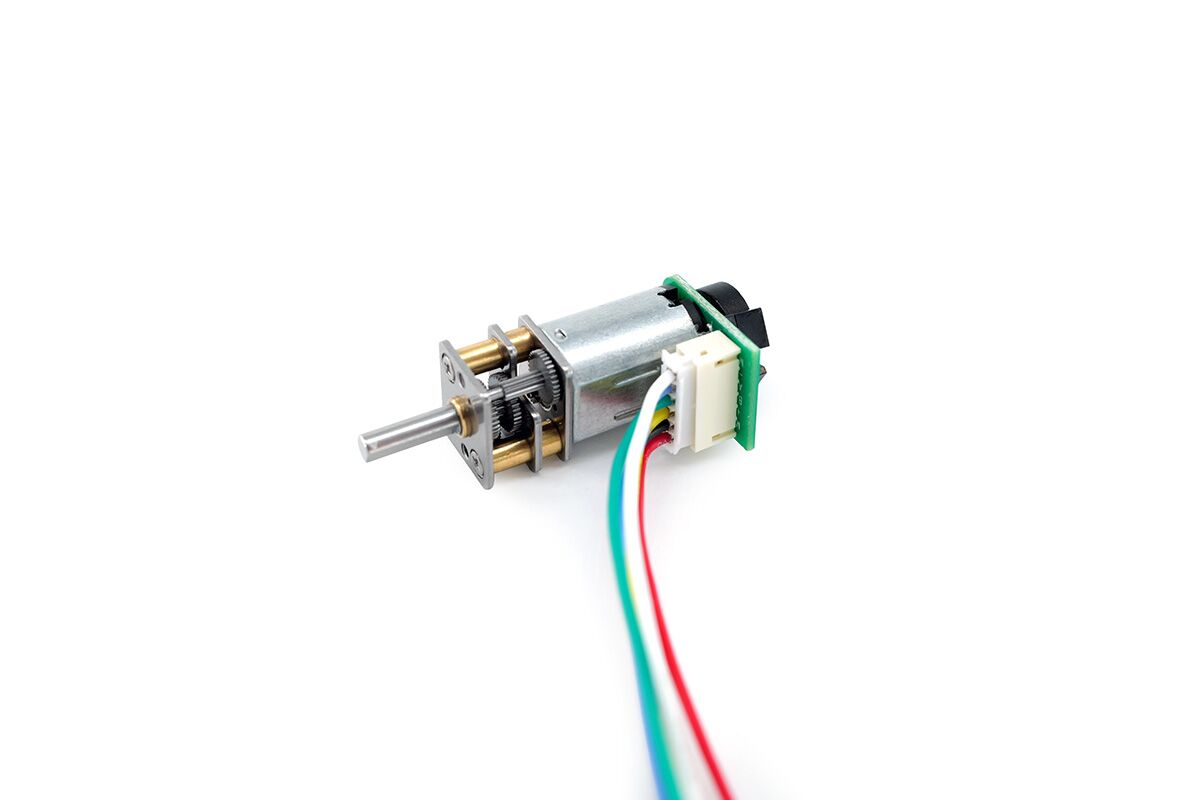 N20 gear motor with encoder for robotics applications