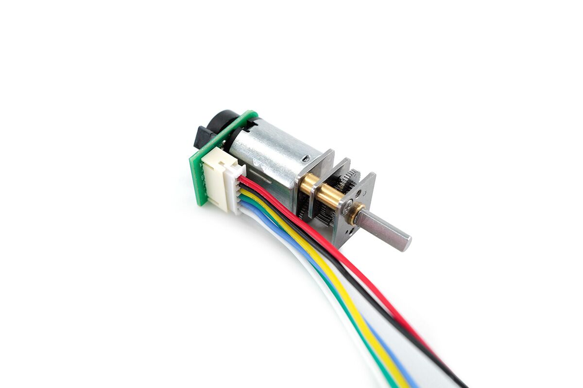 buy N20 gear motor with encoder and cable pair for robotics kit