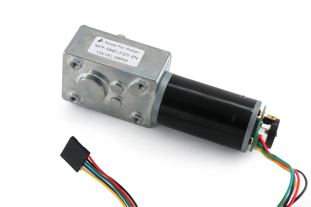 31mm 12V 24V High Torque Low Speed DC Motor with Encoder